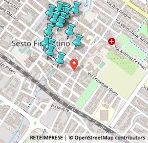 Mappa Via Giuseppe Giusti, 50019 Sesto Fiorentino FI, Italia (0.29)