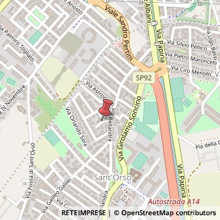 Mappa Piazzale redi francesco, 61100 Fano, Pesaro e Urbino (Marche)