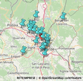 Mappa Via Battilana, 50019 Sesto Fiorentino FI, Italia (10.05158)