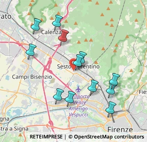 Mappa Via Battilana, 50019 Sesto Fiorentino FI, Italia (3.90417)