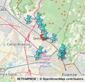 Mappa Via Battilana, 50019 Sesto Fiorentino FI, Italia (3.26583)