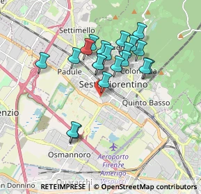 Mappa Via Battilana, 50019 Sesto Fiorentino FI, Italia (1.6025)