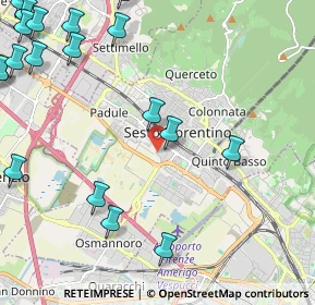 Mappa Via Battilana, 50019 Sesto Fiorentino FI, Italia (3.29053)