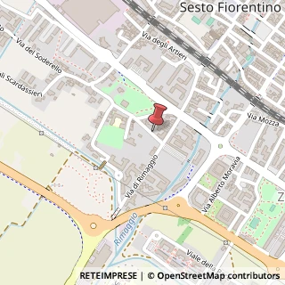 Mappa Via Cino da Pistoia, 10, 50019 Sesto Fiorentino, Firenze (Toscana)