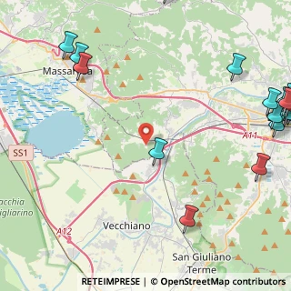 Mappa Via di Castiglioncello, 55100 Lucca LU, Italia (7.438)