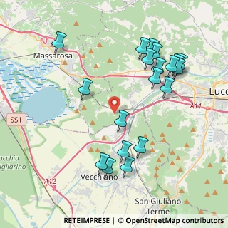 Mappa Via di Castiglioncello, 55100 Lucca LU, Italia (4.46947)
