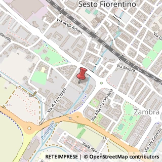 Mappa Via di Rimaggio, 141, 50019 Sesto Fiorentino, Firenze (Toscana)