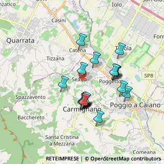 Mappa Via Pistoiese, 59015 Seano PO, Italia (1.6)