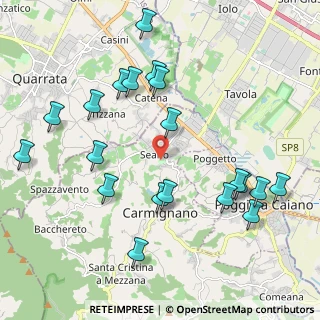 Mappa Via Pistoiese, 59015 Seano PO, Italia (2.355)