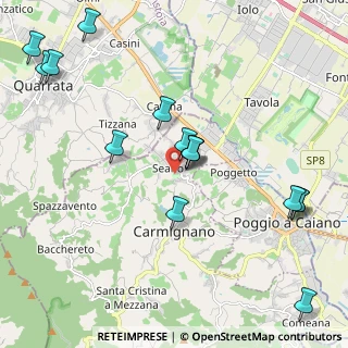 Mappa Via Pistoiese, 59015 Seano PO, Italia (2.44733)