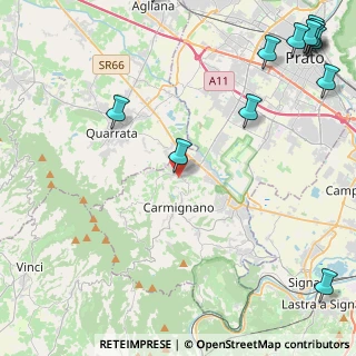 Mappa Via Pistoiese, 59015 Seano PO, Italia (7.20231)