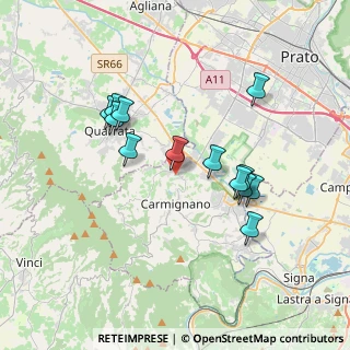 Mappa Via Pistoiese, 59015 Seano PO, Italia (3.42308)