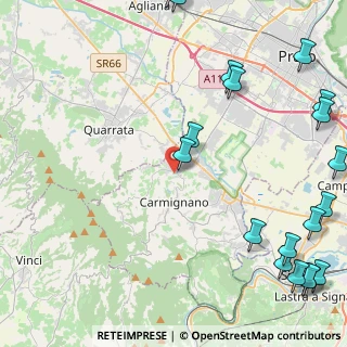 Mappa Via Pistoiese, 59015 Seano PO, Italia (7.0095)