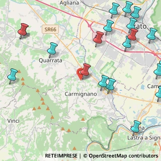 Mappa Via Pistoiese, 59015 Seano PO, Italia (6.5405)