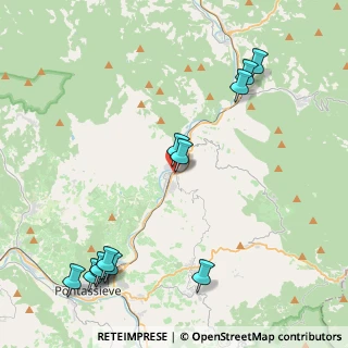 Mappa Via Piave, 50068 Rufina FI, Italia (5.4575)