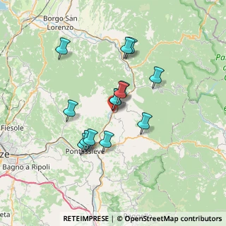 Mappa Via Piave, 50068 Rufina FI, Italia (5.90357)