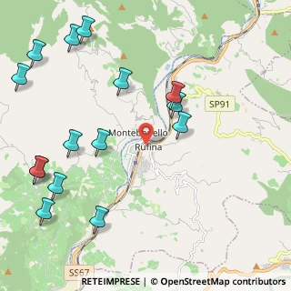 Mappa Via Piave, 50068 Rufina FI, Italia (2.82133)