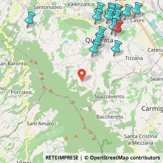Mappa Via di Buriano, 51039 Quarrata PT, Italia (3.21176)
