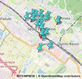 Mappa Via Cesare Pavese, 50019 Sesto Fiorentino FI, Italia (0.773)