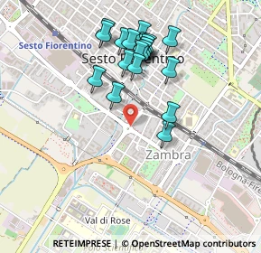 Mappa Via Cesare Pavese, 50019 Sesto Fiorentino FI, Italia (0.4575)