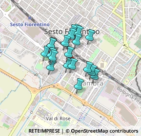 Mappa Via Cesare Pavese, 50019 Sesto Fiorentino FI, Italia (0.308)