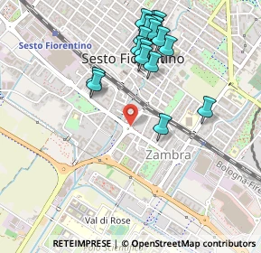Mappa Via Cesare Pavese, 50019 Sesto Fiorentino FI, Italia (0.538)