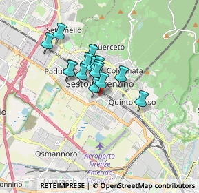 Mappa Via Cesare Pavese, 50019 Sesto Fiorentino FI, Italia (1.16)
