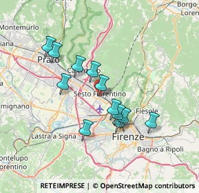 Mappa Via Cesare Pavese, 50019 Sesto Fiorentino FI, Italia (6.155)