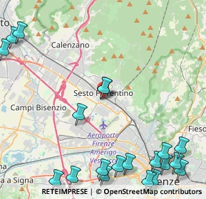Mappa Via Cesare Pavese, 50019 Sesto Fiorentino FI, Italia (6.499)