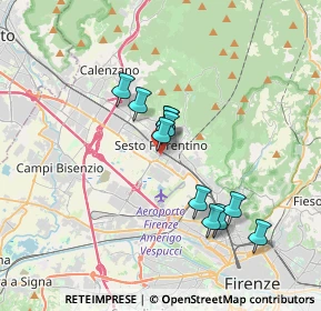 Mappa Via Cesare Pavese, 50019 Sesto Fiorentino FI, Italia (2.93909)