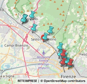 Mappa Via Cesare Pavese, 50019 Sesto Fiorentino FI, Italia (4.49625)