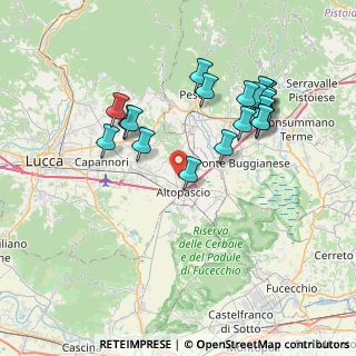 Mappa Corte Paoletti, 55011 Altopascio LU, Italia (7.8125)