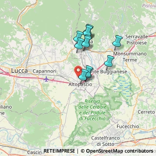 Mappa Corte Paoletti, 55011 Altopascio LU, Italia (6.09833)