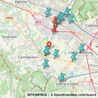Mappa Via del Fossato, 59100 Prato PO, Italia (4.31933)