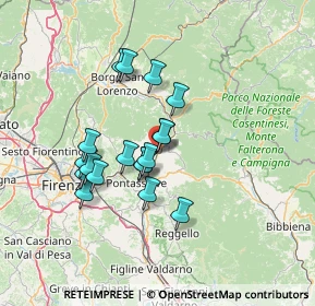 Mappa Piazza Kurgan, 50068 Rufina FI, Italia (11.62222)