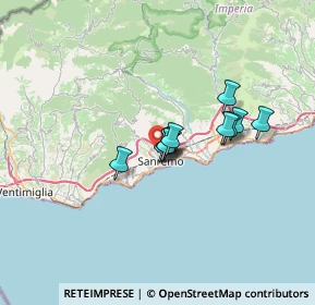 Mappa Via Margotti, 18038 Sanremo IM, Italia (4.48273)