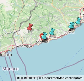 Mappa Via Margotti, 18038 Sanremo IM, Italia (24.02083)