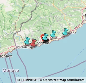 Mappa Via Margotti, 18038 Sanremo IM, Italia (6.35833)