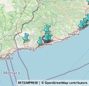 Mappa Strada San Romolo, 18038 Sanremo IM, Italia (17.18909)