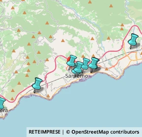 Mappa Strada San Romolo, 18038 Sanremo IM, Italia (3.7175)