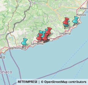 Mappa Via delle Scuole, 18038 Sanremo IM, Italia (8.67818)