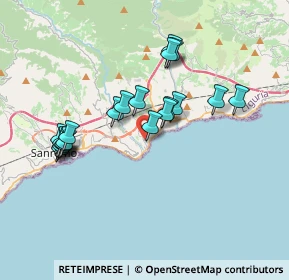 Mappa Via delle Scuole, 18038 Sanremo IM, Italia (3.4675)