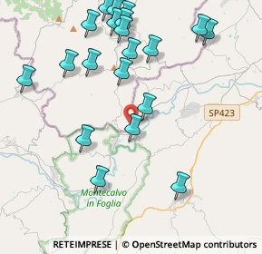 Mappa Via F. Alessandrini, 61020 Montecalvo in foglia PU, Italia (4.7725)
