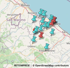 Mappa Via F. Alessandrini, 61020 Montecalvo in foglia PU, Italia (12.3595)