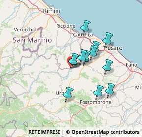 Mappa Via F. Alessandrini, 61020 Montecalvo in foglia PU, Italia (11.22917)
