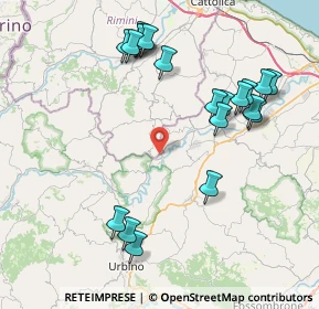 Mappa Via F. Alessandrini, 61020 Montecalvo in foglia PU, Italia (9.052)