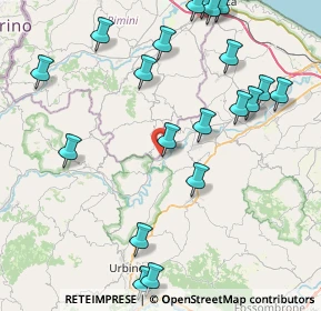 Mappa Via F. Alessandrini, 61020 Montecalvo in foglia PU, Italia (10.2815)