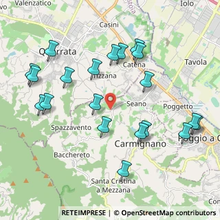 Mappa Via Capezzana, 59015 Seano PO, Italia (2.337)