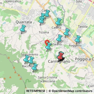 Mappa Via Brunella, 59011 Carmignano PO, Italia (1.989)