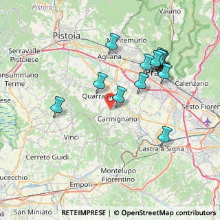 Mappa Via Brunella, 59011 Carmignano PO, Italia (7.98429)